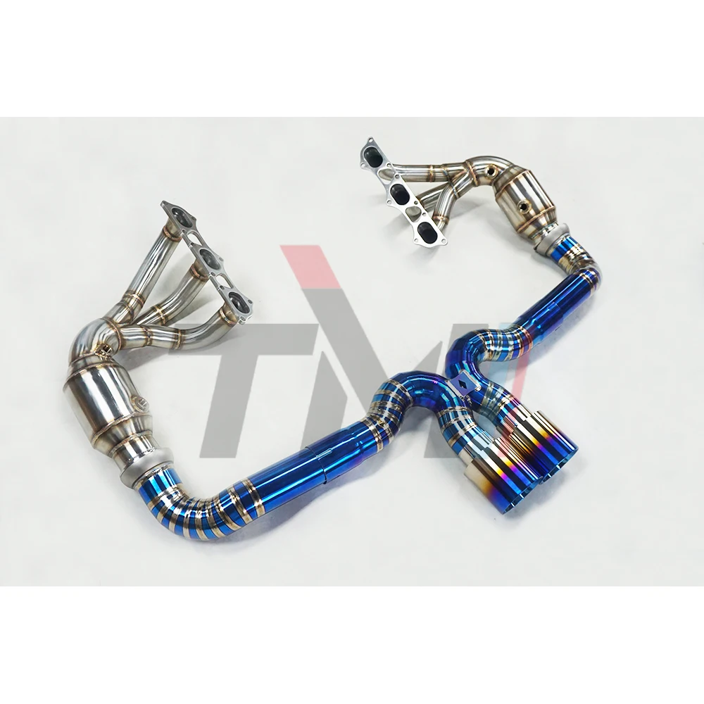 992 GT3 / GT3 RS Header Downpipe Titanium Exhaust