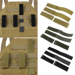 4PCS Molle Strip Adapter Vest Backpack Patch Panel Hook&Loop Converter Ribbon Strips Badges ID Patches Display Holder