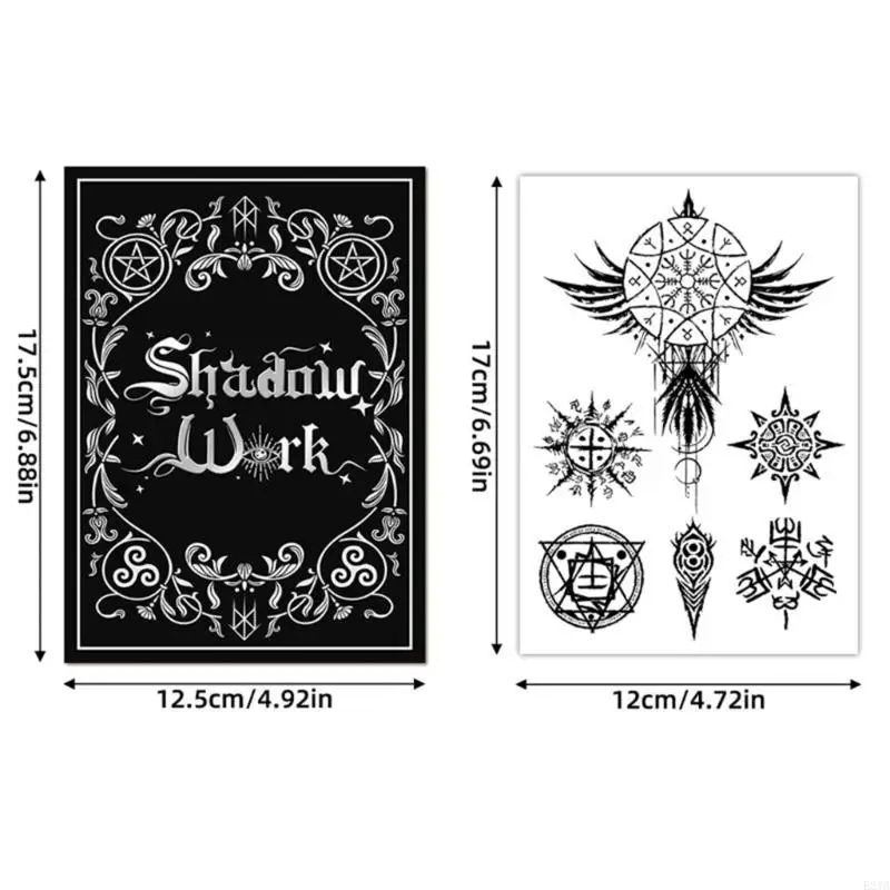 Cerimônia Gótica Cerimônia Caderno Tarot Rastreio Tarô NOTEPADS 125X175MM
