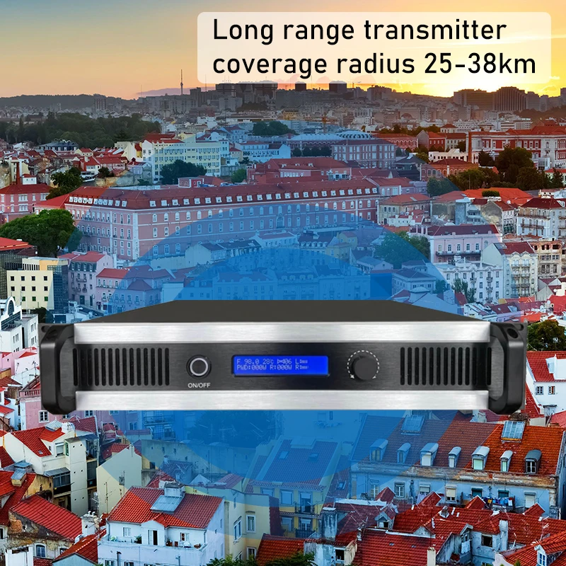 Broadcast 2000W Fm Transmitter 2kw For Radio Station