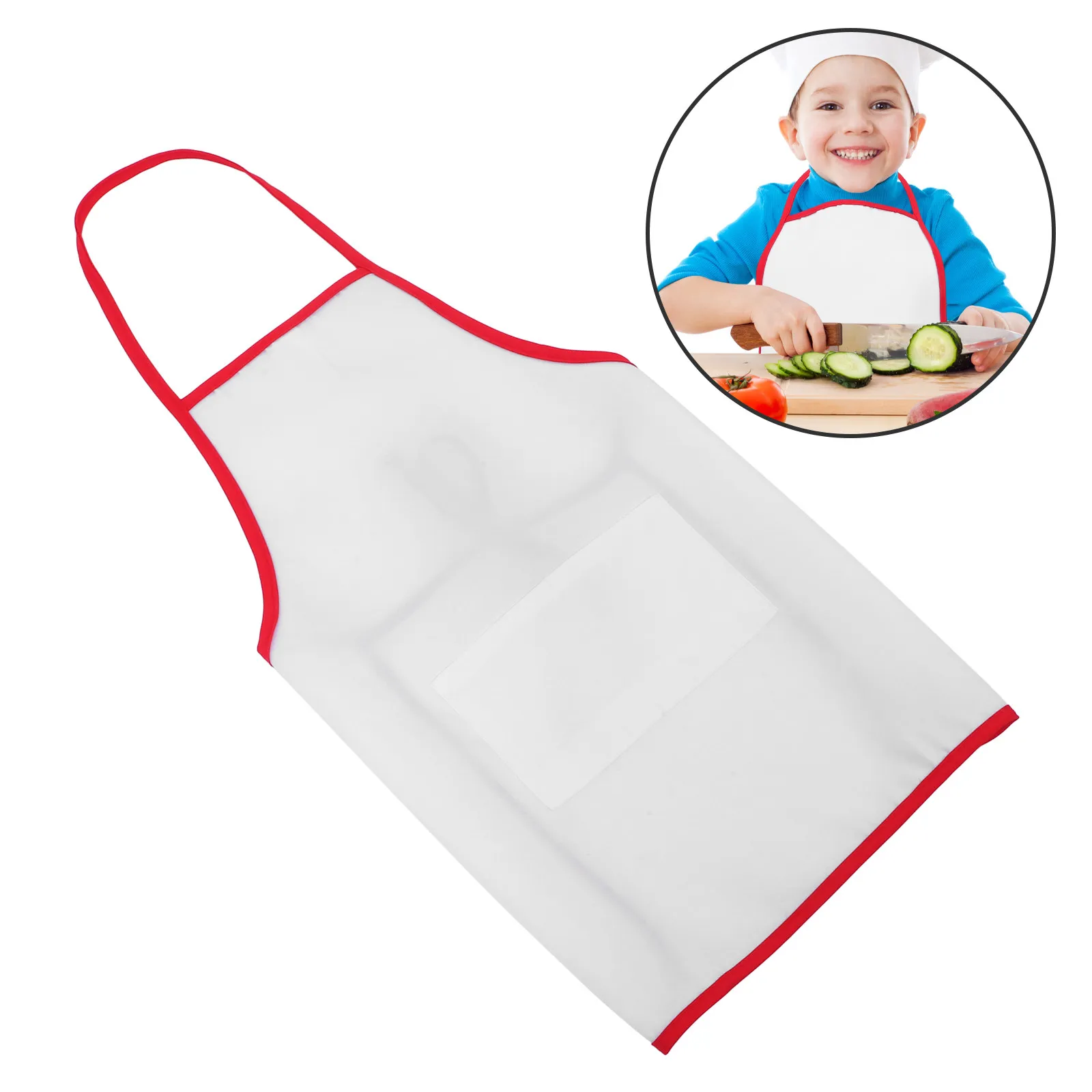 

Waterproof Kids Apron Machine Washable Children Cooking and Painting Baking Hot Pot Frying Lightweight Cute Design for Toddler