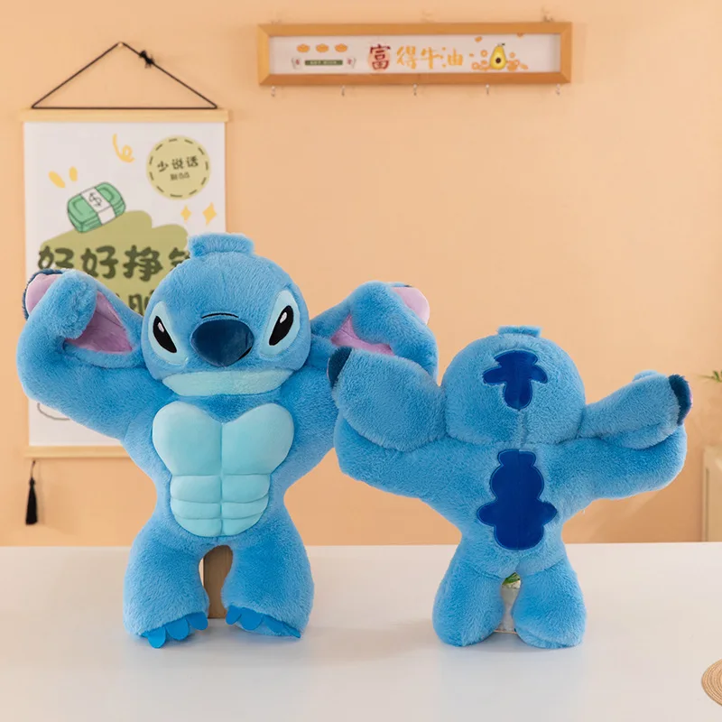 ตุ๊กตาสติทช์ดิสนีย์ ขนาด 40/70 ซม. ตุ๊กตาสติทช์น่ารัก กล้ามเนื้อสีฟ้า ของเล่นตุ๊กตาหมอนอิง ของขวัญสำหรับเด็ก ของขวัญวันเกิด