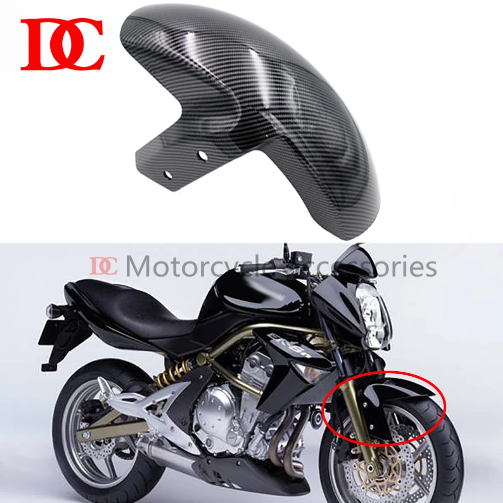 

For Kawasaki Ninja650R ER6N ER-6N NINJA 650 ER6F ER-6F 2006 2007 2008 Front Fender Fender Tire Splash Fender Carbon Fiber Paint