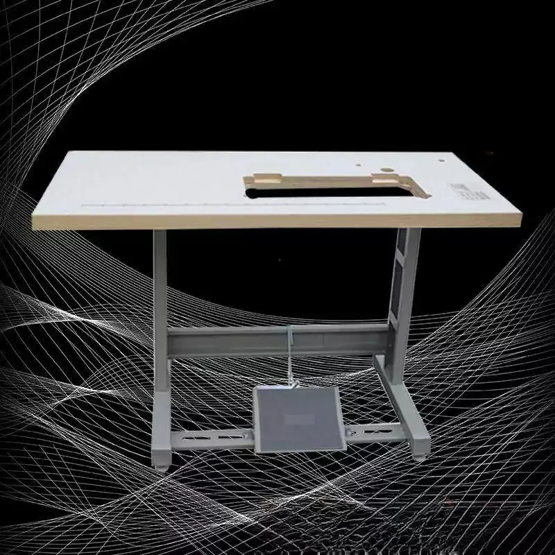 Wooden table for industrial sewing machine