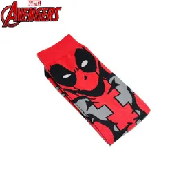 Marvel Avengers Anime Socks Deadpool Spider-Man Captain America Cartoon Tube Socks bambini Cosplay Costume puntelli regalo di compleanno