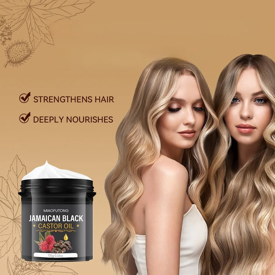 Jamaican Black Castor Oil Hair Care Essence Dry Hair Repair Boost Oil Nourishing Formula Black Castor Hair Oil Conditioner 100g