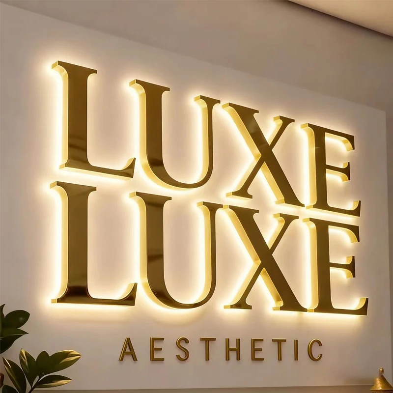 

Пользовательские 3D светодиодные металлические буквы для наружных вывесок 3D светодиодный логотип Дизайн вывески Компания Бизнес Крытый логотип Настенные вывески Письмо