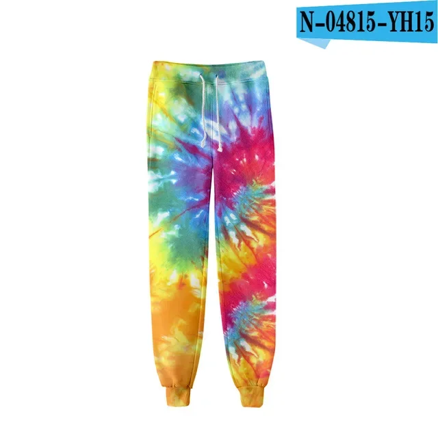 Herren-Jogginghose in Blau mit Swirl-Tie-Dye-Muster, Kordelzug, elastische Bündchen, lockere Passform, lässiger Streetwear-Look, ideal für Sport und den Alltag. – Detail 17
