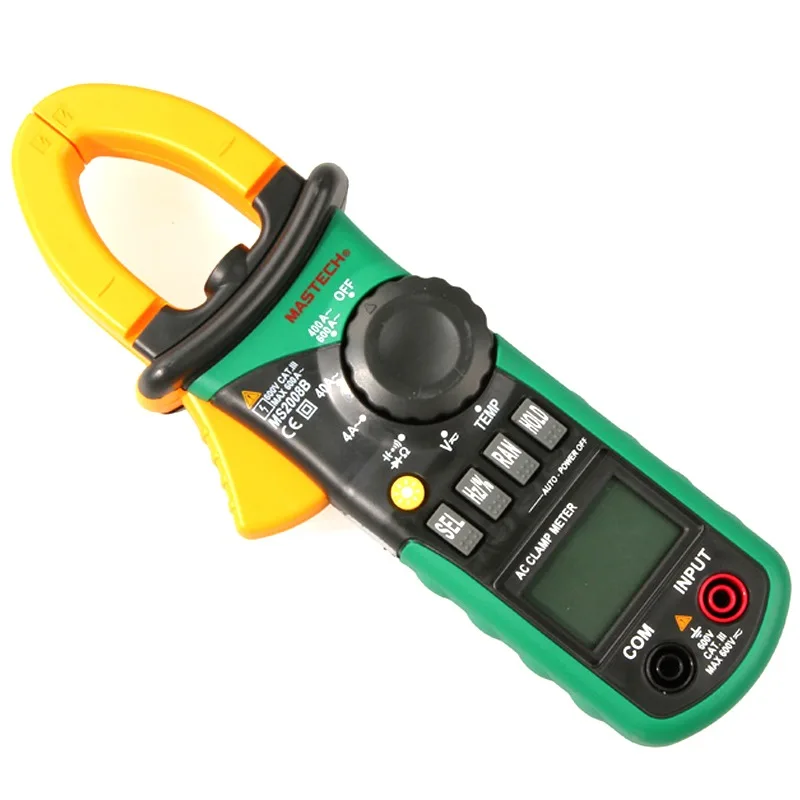 Huayi clamp meter MS2108A digital AC clamp multimeter capacitor ammeter electric energy meter