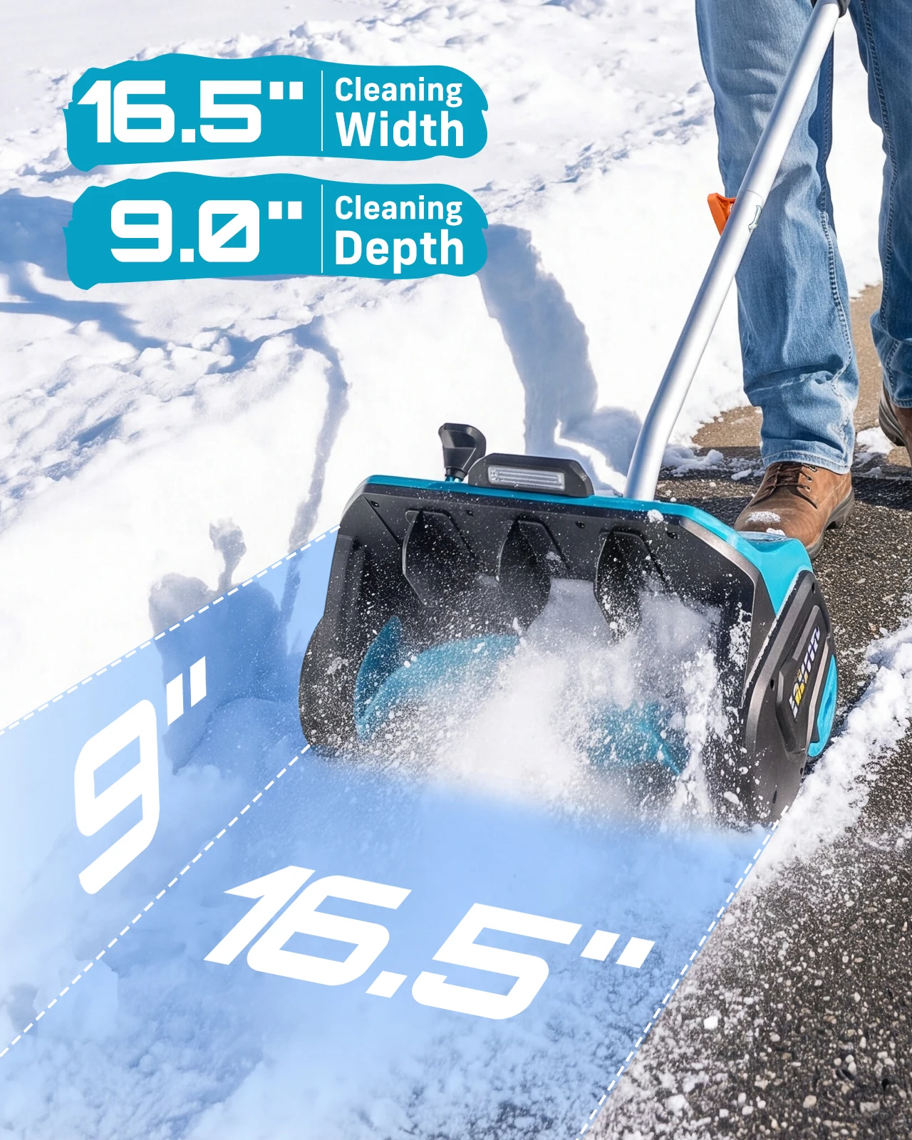 SEESII 16.5'' 40V Electric Sno - Crossfit Machine recension och pris