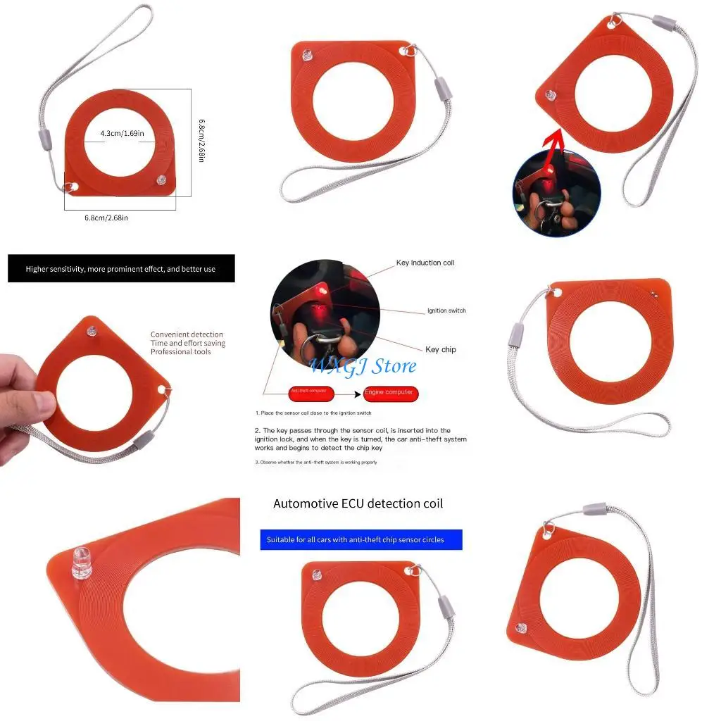 

37JE Тестирование транспортных средств инструмент для тестового автомобиля Ключевая катушка.