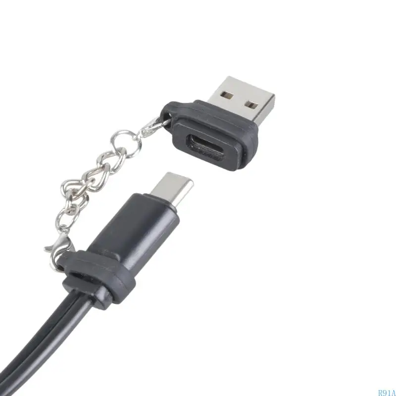 R91A منفذ مزدوج 5 فولت خط شحن USB إنشاء سلك ربط كثيف للاستخدام المستمر #2