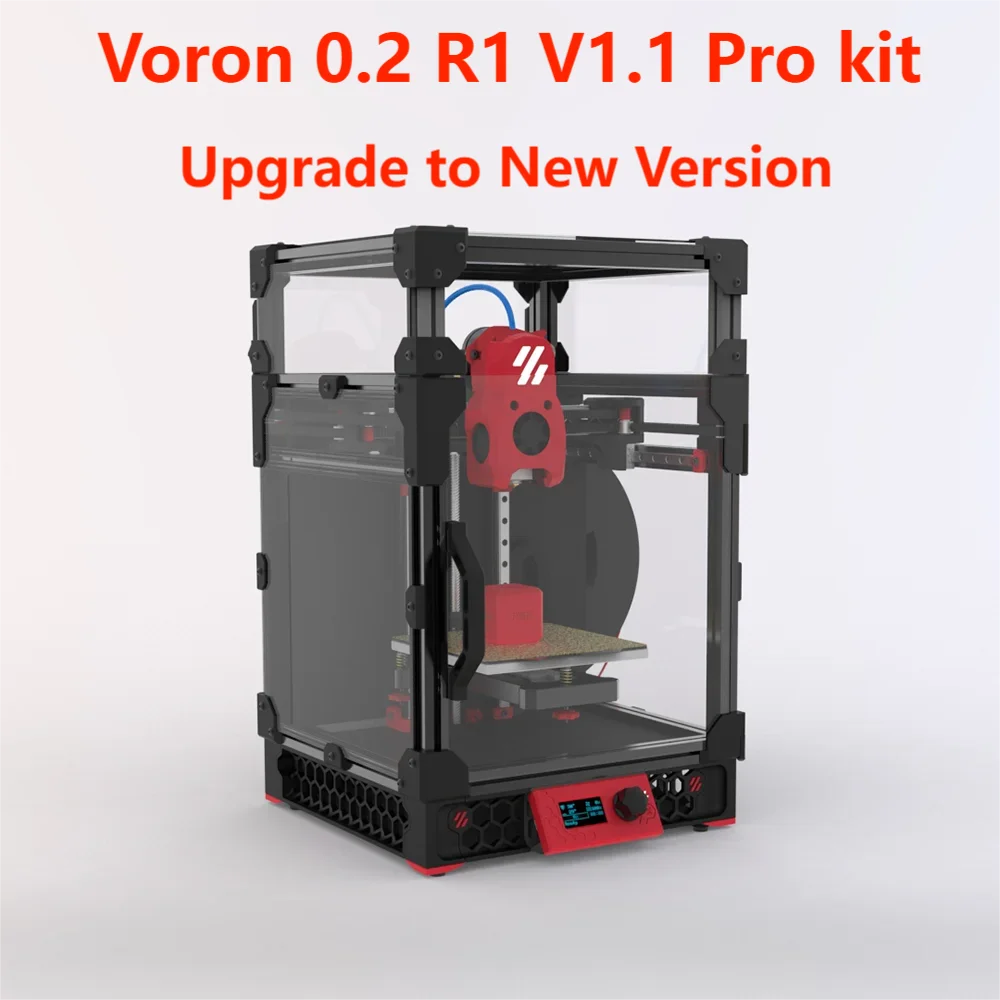 

Newest Voron 0.2 R1 V1.1 Pro Corexy 3D Printer with Catalyst V2.0 & CM36 Motherboard Hollow Rail Sherpa Nano Gear Upgraded Kit