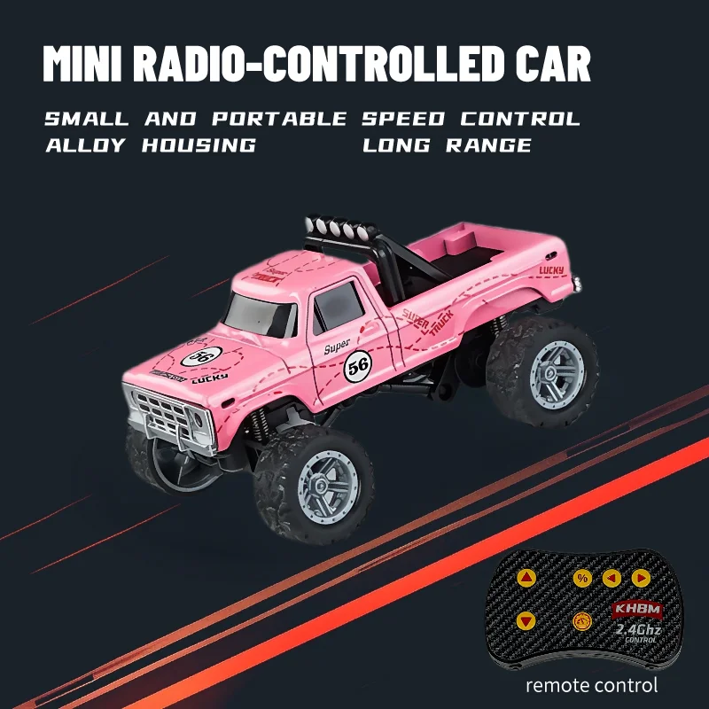 Nieuwe RC Auto MINI Legering 1/64 Afstandsbediening Auto Handig om 60 Minuten Werktijd te dragen Kinderen Geschenken Elektronisch Speelgoed