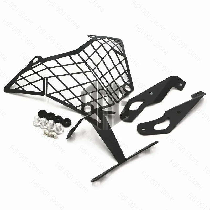 For Kawasaki VERSYS-X300 X300 X250 motorcycle modified front large lampshade headlight protective net