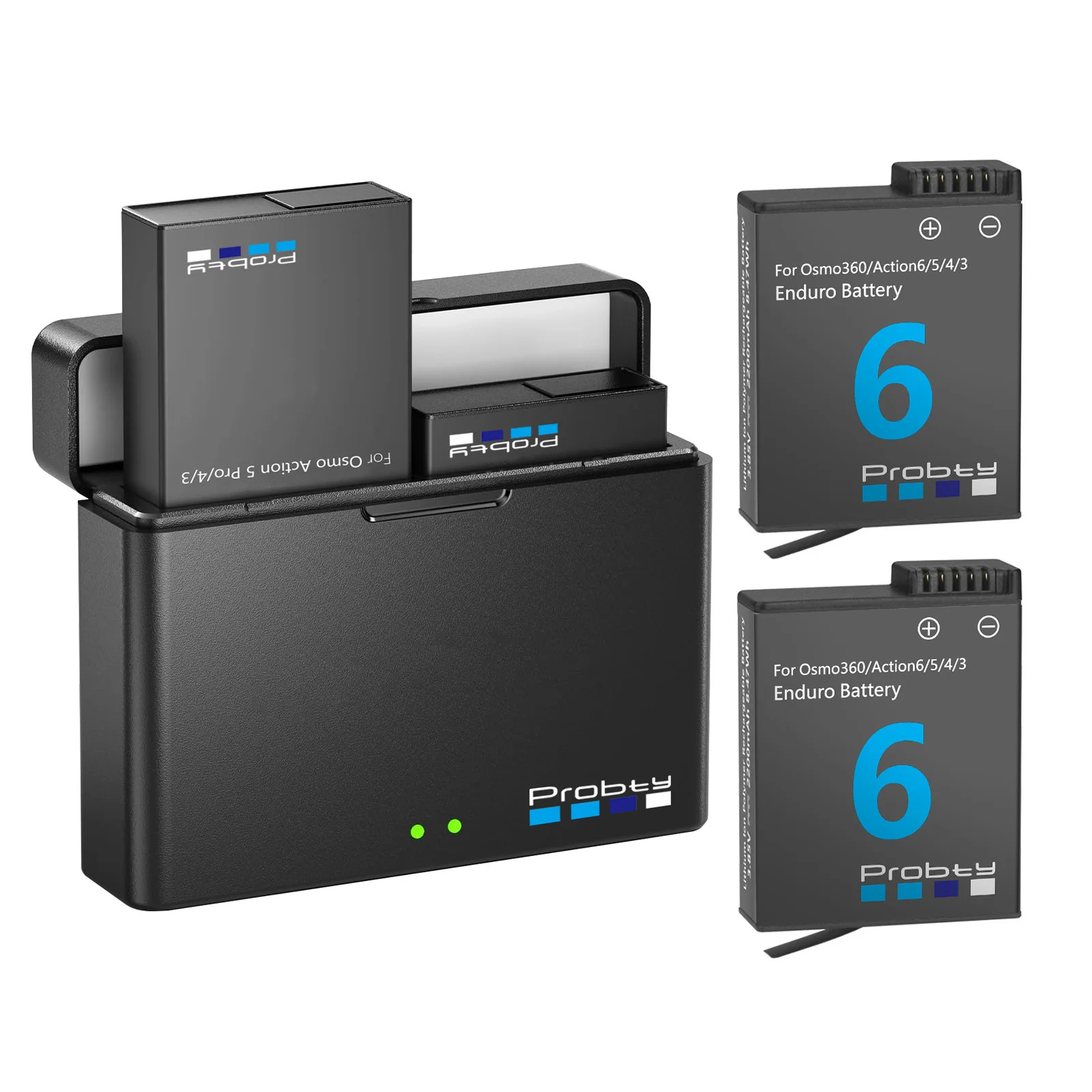 Baterie o pojemności 2200 mAh do kamer DJI Osmo Action 6, Action 5 Pro/4, bateria do DJI Osmo Action 4/3, bateria do Osmo 360.