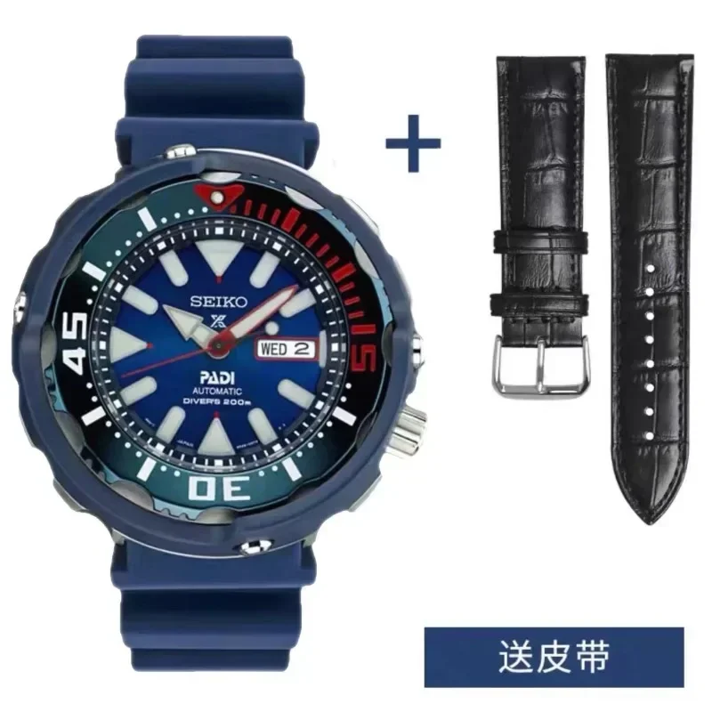 يمكن لـ SEIKO Seiko مشاهدة الرياضات اليابانية والغوص المضيئة الميكانيكية الأوتوماتيكية للرجال SRPA83J1