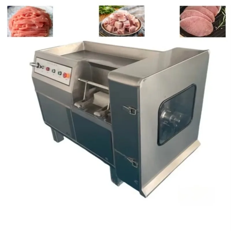 Commercial Grade Meat Cutting Machine Customized for Dicing Chicken Cubes and Processing Frozen Meat Blocks