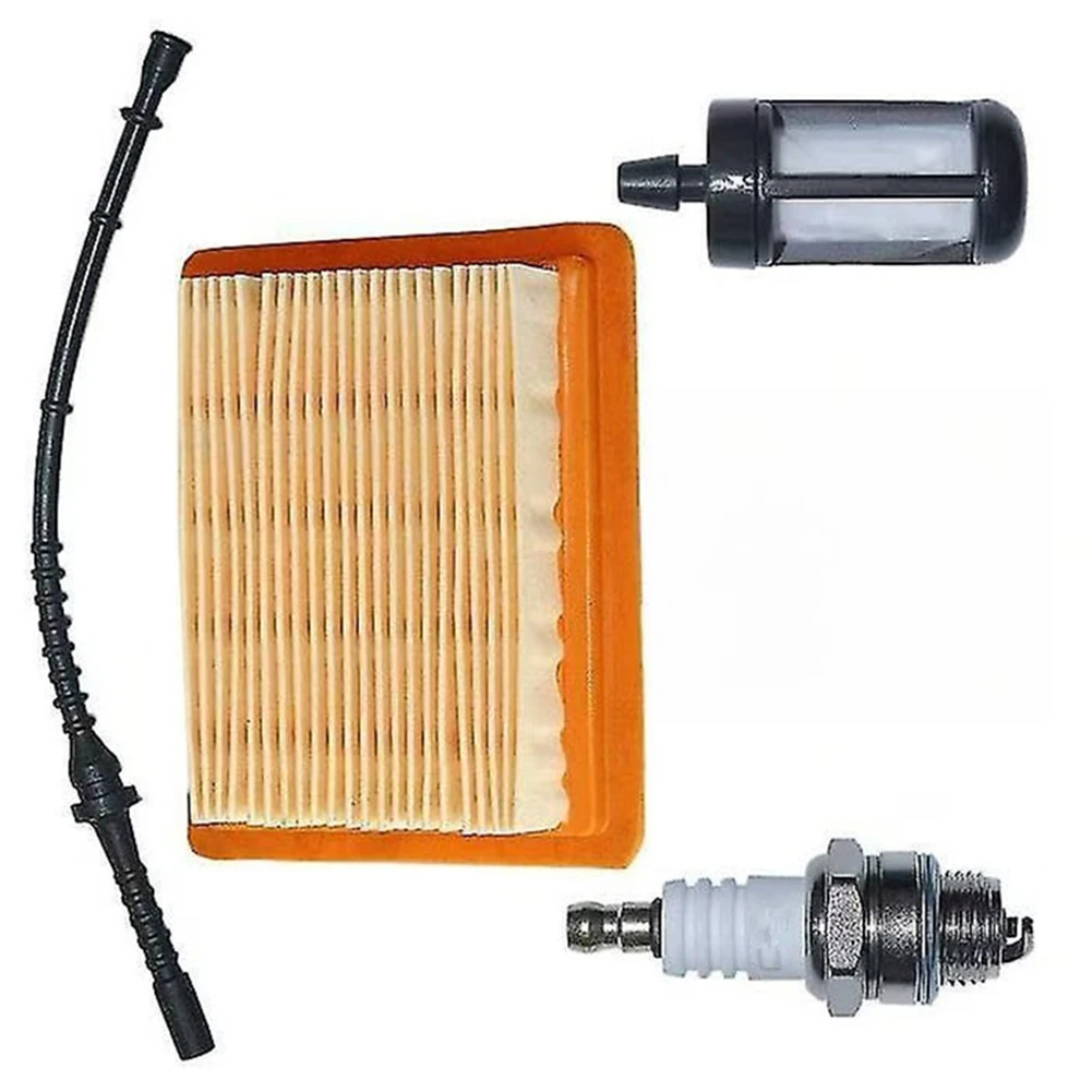 Carburetor High-voltage Coil Air Filter Fuel Filter Spark Fuel Line For FS120/FS200/250 Lawn Mower Garden Power Tools Parts Kit