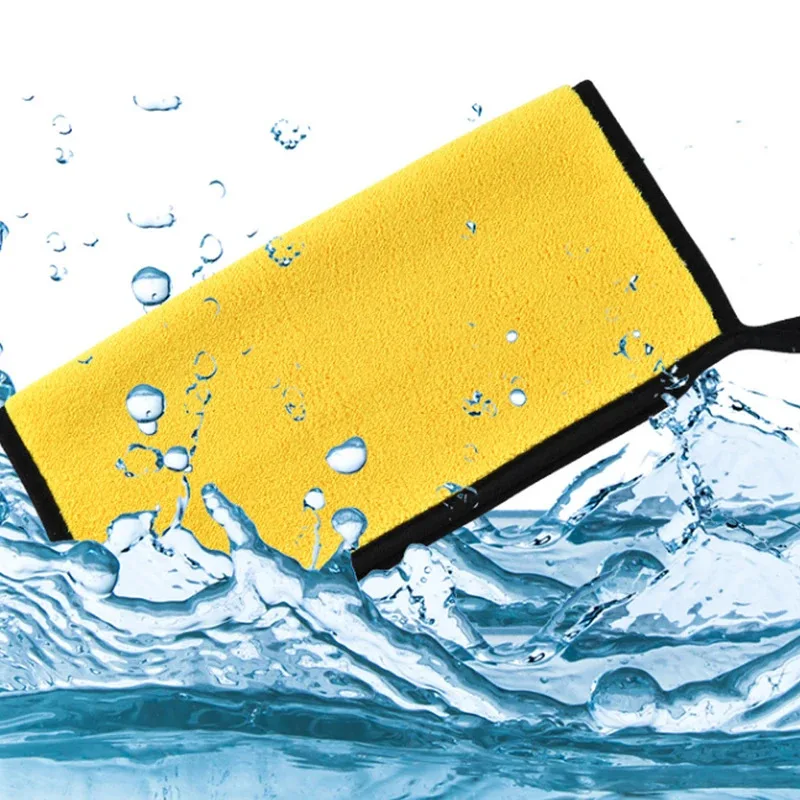 1/3/5/10/15 قطعة منشفة تنظيف ستوكات سوبر ماصة رشاقته لينة تجفيف القماش جسم السيارة غسل المناشف طبقة مزدوجة نظيفة #3