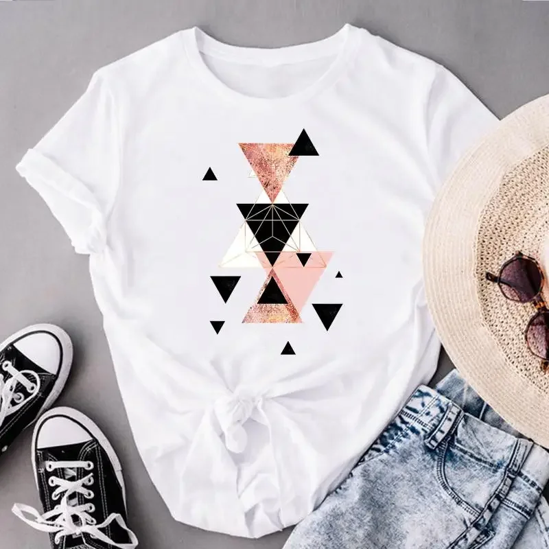 

Женская футболка больших размеров, одежда с короткими рукавами и графикой, свободный и повседневный, мягкий и удобный, дышащий, для занятий спортом на открытом воздухе