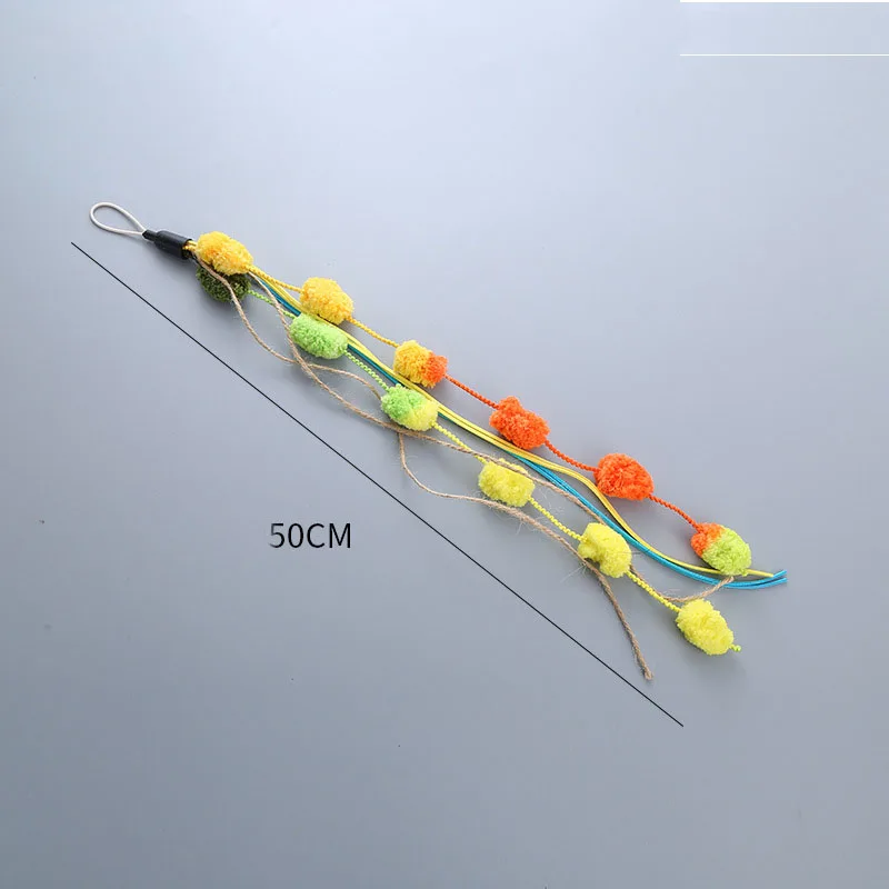 Cat toy retractable cat-teasing stick replacement head interactive play pet supplies Don\'t tease the cat the same way every day