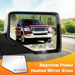 Left/Right Side Mirror Glass Heated Rearview Mirror Replacement For Ford Explorer,Ranger for Mercury 2006 2007 2008 2009 2010