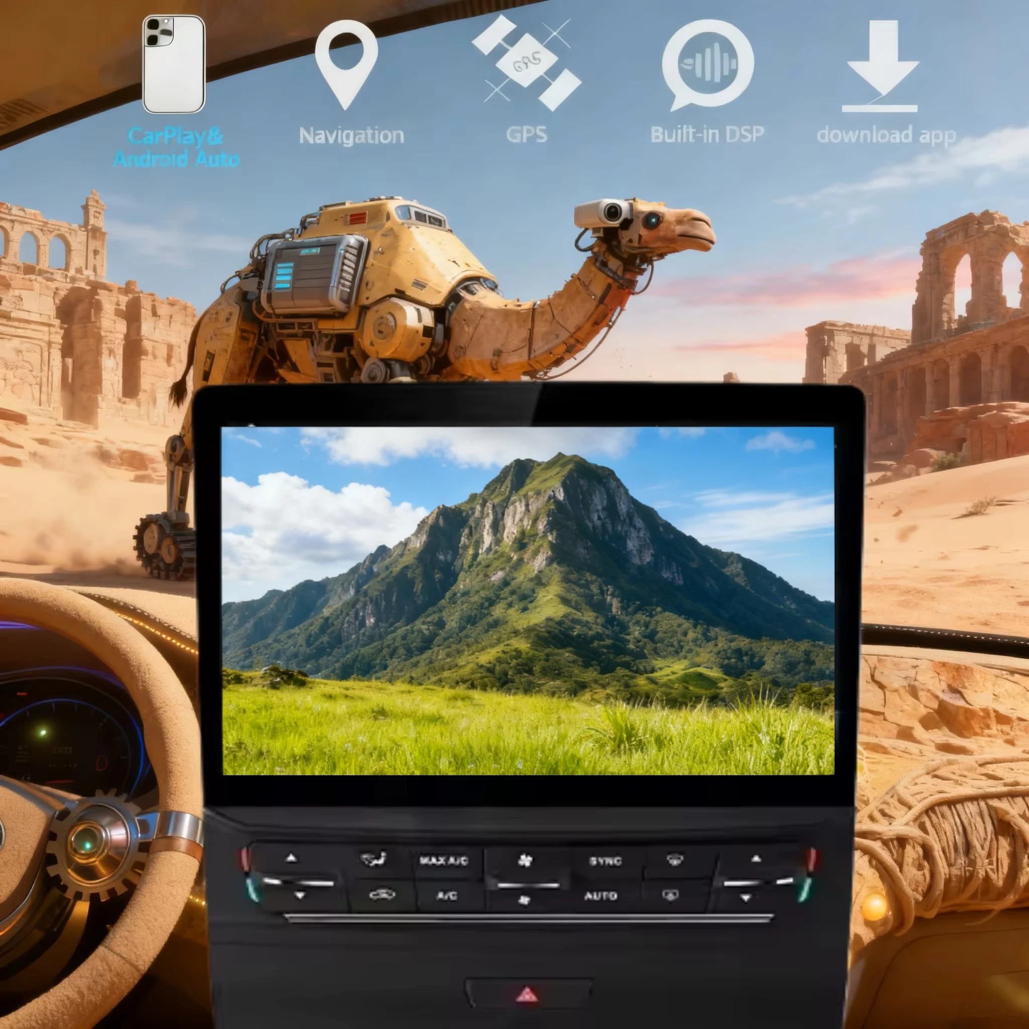 

For Maserati Quattroporte 2013 2014 2015 2016 2017-2020 CarPlay Auto Android 14 10.26" Car Radio GPS Multimedia Stereo Player