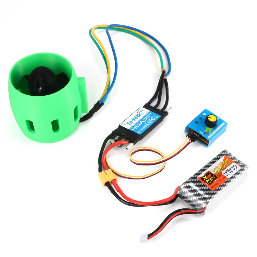 12V High Power Brushless Underwater Thruster Waterproof Propeller Motor For RC Boat SUP Board Rescue Boat Underwater Drone Net - view 4