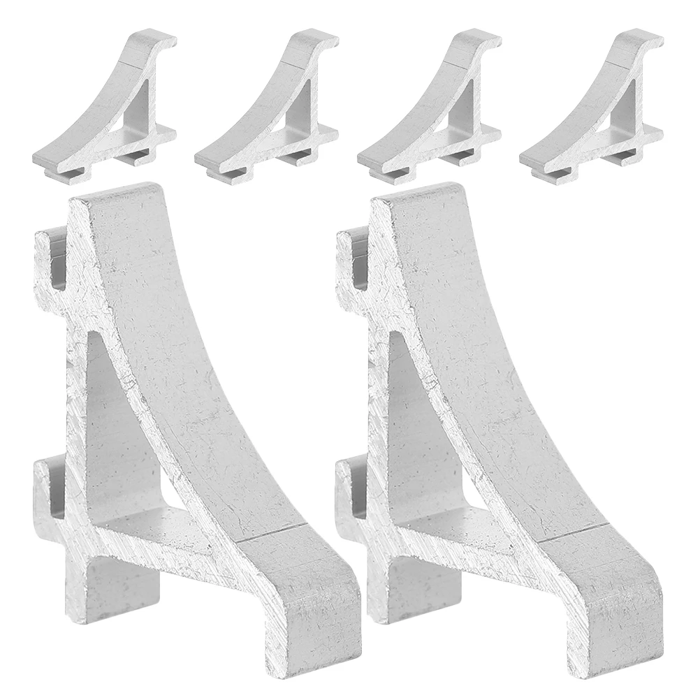 

6pcs Fridge Shelf Clips Hooks for Metal Shelving Refrigerator Freezer Design Easy Installation Storage Space Hardware