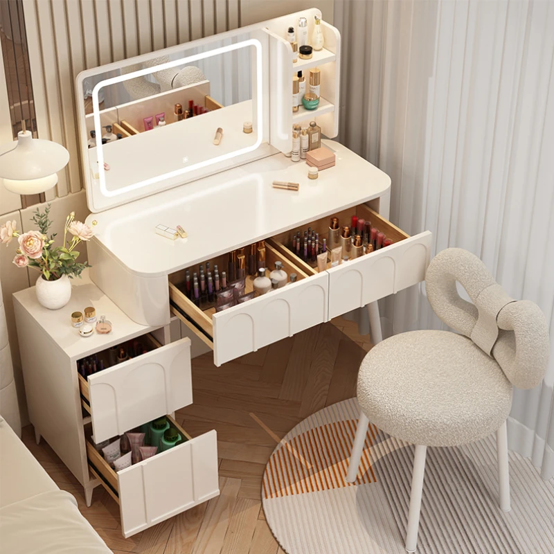 

Storage Organizer Dressing Table Modern Study Bedroom Mobile Dressing Table Large High End Tocador Maquillaje Home Furniture