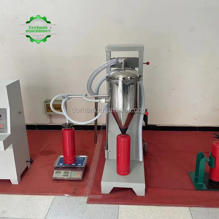 Máquina de llenado de polvos secos Máquina de recarga vacía