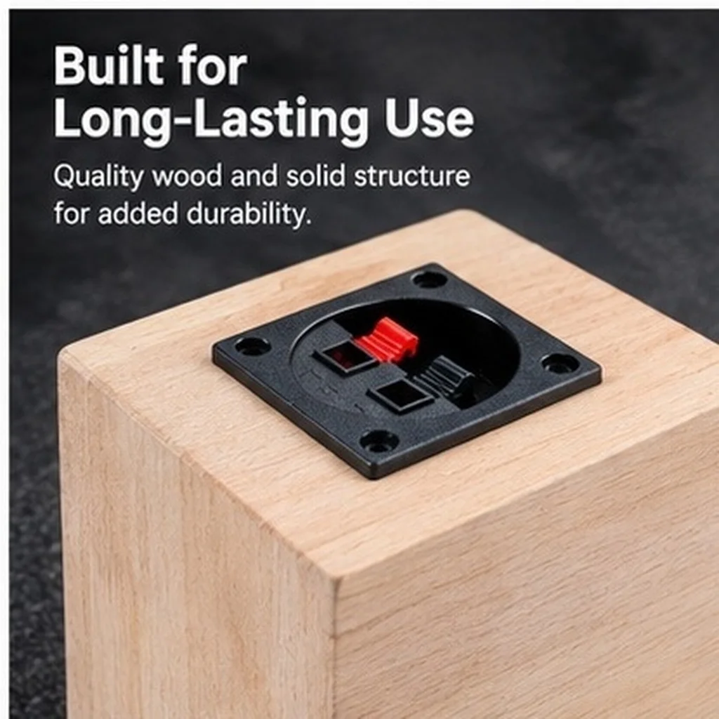 Car Audio Cabinet - Wooden Speaker Enclosure Improves Sound Quality Versatile Installation Options Auto Sound Container
