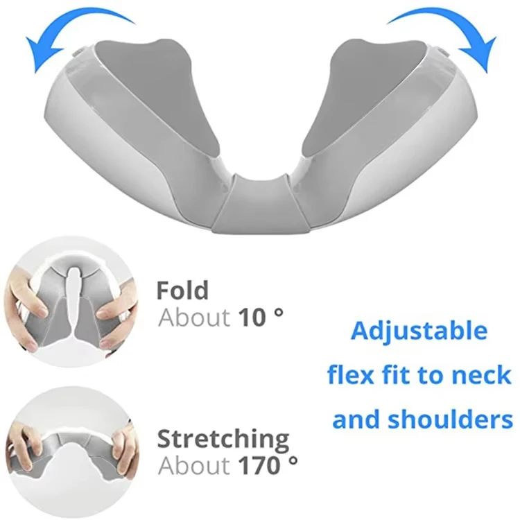 مدلك كهربائي للرقبة والظهر ثلاثي الأبعاد مع حرارة للكتف وتخفيف آلام عضلات أسفل الظهر للاسترخاء في السيارة والمكتب والمنزل #3