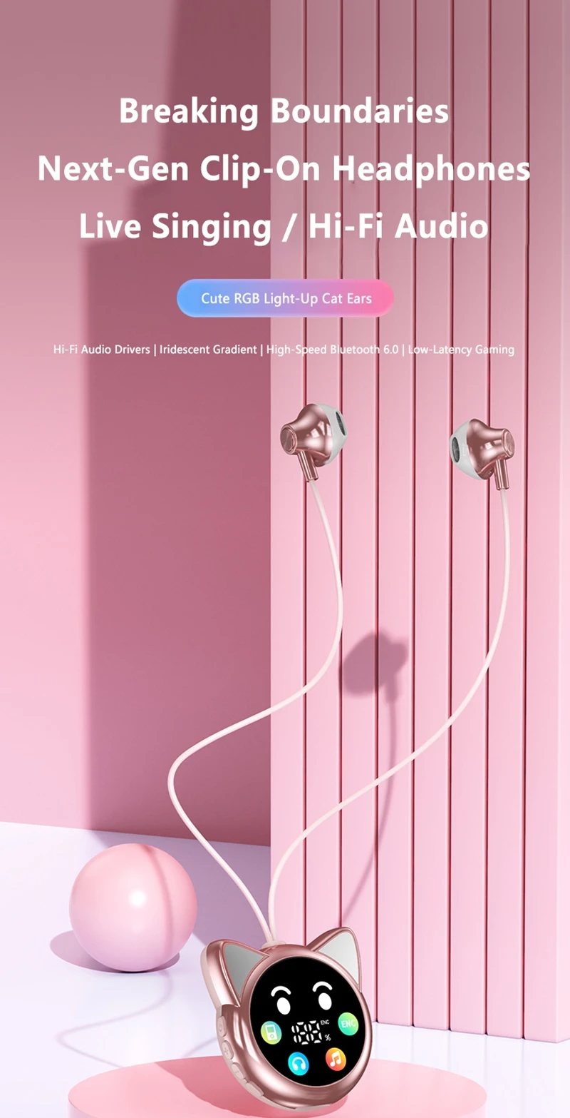 OnePlus Kabellose Bluetooth-Kopfhörer Clip-On M32 Modell mit Superlanger Akkulaufzeit Kompatibel mit Apple Huawei Mobiltelefonen – Detail 7