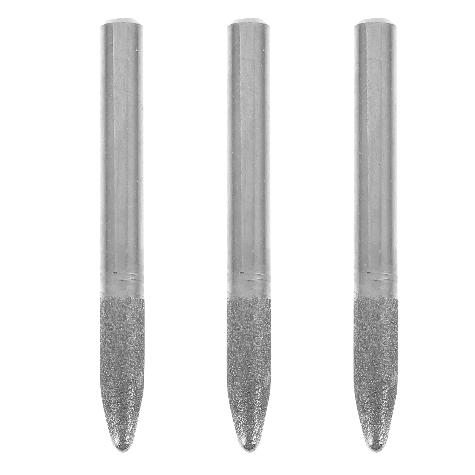 Brocas de diamante de 3 uds., broca Premium para madera, Jade, cerámica, tallado, pulido, herramientas de molienda, brocas para tallar Jade