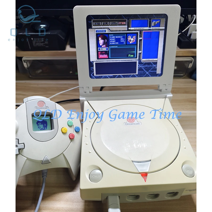 

DIY LCD SCREEN 8 INCH 4:3 DC Game Console Portable Display, 720P Foldable Mini Monitor with High Fidelity Stereo for SS Games