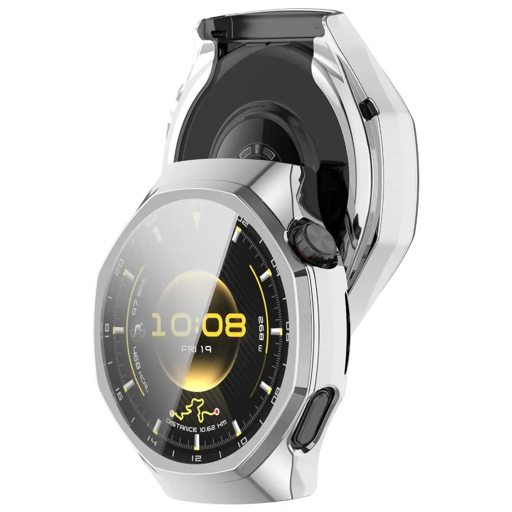 Full Cover Protective Case TPU Anti-scratch Screen Protector Bumper Shockproof Bumper Shell for Huawei Watch GT 6 Pro 46mm