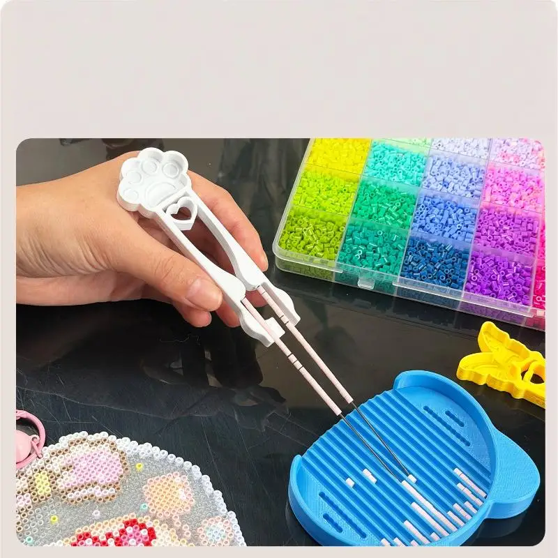 1個 DIY 多機能コラージュビーズクリップ 新型ポイントグリップコラージュビーズペン ハンドヘルドコラージュビーズツール