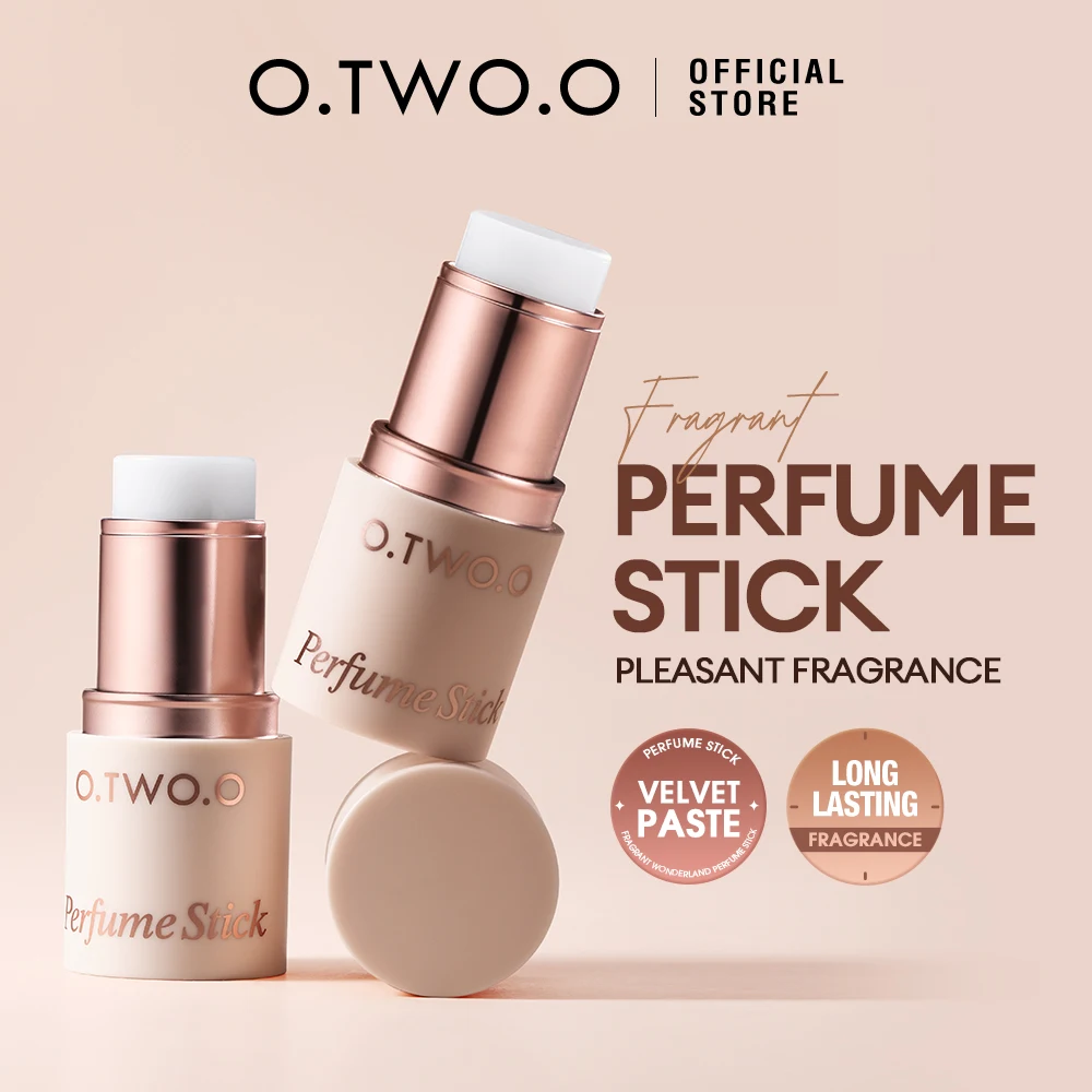 O.TWO.O Perfume Stick Sweet Long Lasting Compact Portable Smooth Non- Sticky Fragrances for Men Women Solid Scent Balm Fragrance