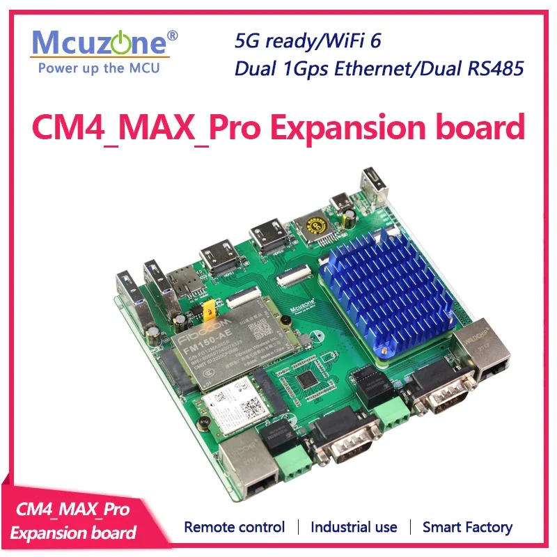 

CM4_MAX_Pro Dual Gbps Ethernet, Wi-Fi6 Wi-Fi6E 4G 5G USB3.0 ISO RS485 RS232 CSI DSI Openwrt