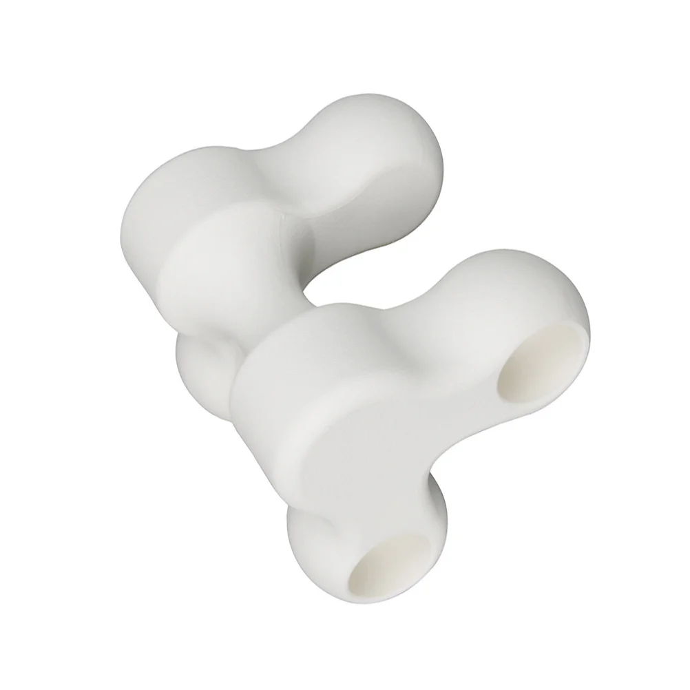 

Massage Tool Spine Bone Shape Lightweight Polypropylene Deep Tissue Self Massager For Neck Shoulder Back Pain Relief White
