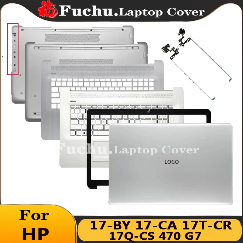 NEW For HP 17-BY 17-CA 17T-CR 17Q-CS 470 G7 Laptop LCD Back Cover Bezel Palmrest Bottom Case Top Body Cover Silvery L22508-001