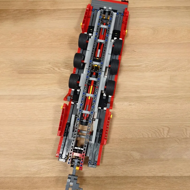 MOC-camión técnico Actros MP3 de 1821 piezas, modelo de bloques de construcción, ensamblaje DIY 42098-B, vehículo transportador, ladrillos, juguete de regalo