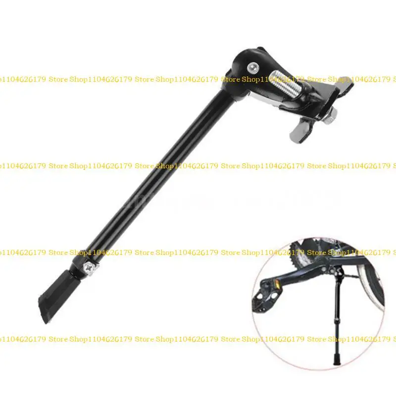 

A1A2 Parking Rack Bicycles Side Support Kickstand Reguable Mountain Bike Support Side Rear for Mountain and Road Bikes