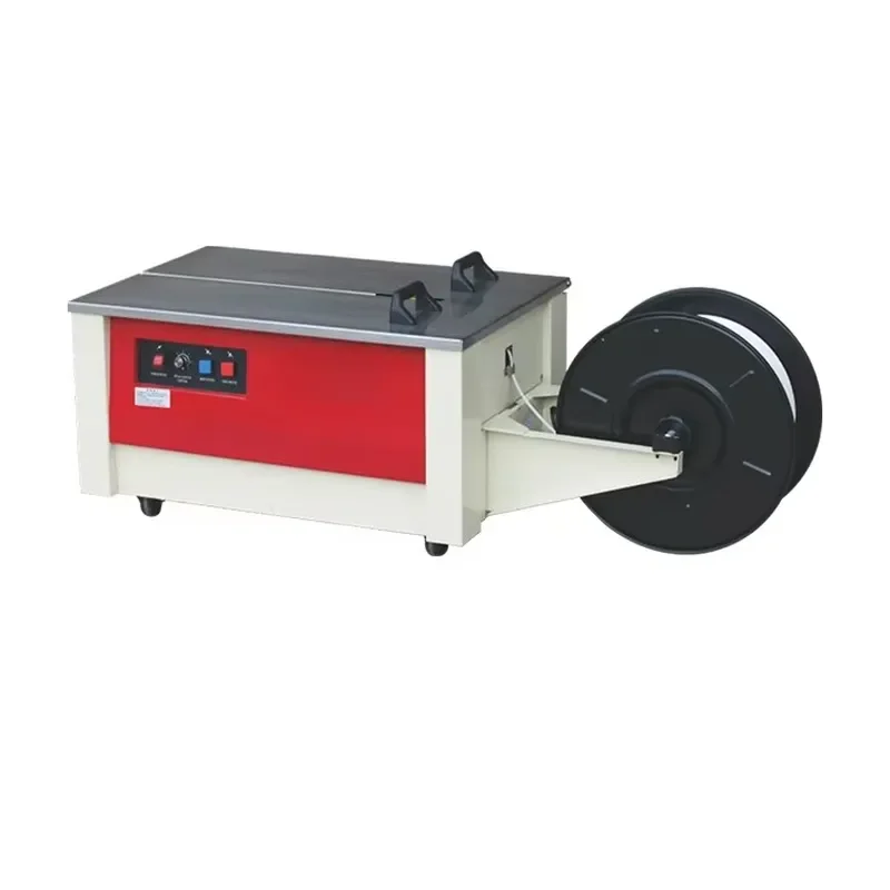 Automatic Fully Electric Drive PP Belt Bundle Banding Box Paper Carton Small Strapping Machine
