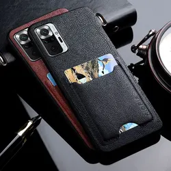 Case for Xiaomi Redmi Note 10 Pro Max 5G 10S funda Luxury Pu Leather Card Holder Phone cover for Redmi Note 10 Pro Card Pocket