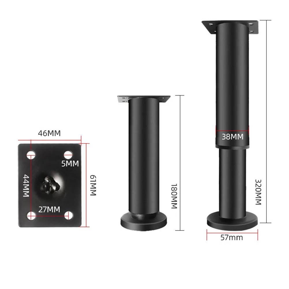 Accessories Bracket Reinforced Plastic Round Environmentally Non-toxic Steel Telescopic Adjustable Bed Beam Durable