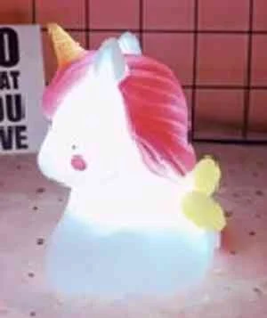 The smiling Unicorn table lamp LED light high quality material, love, lover, Gift, Camping,home, school, Car, hotel, restaurant