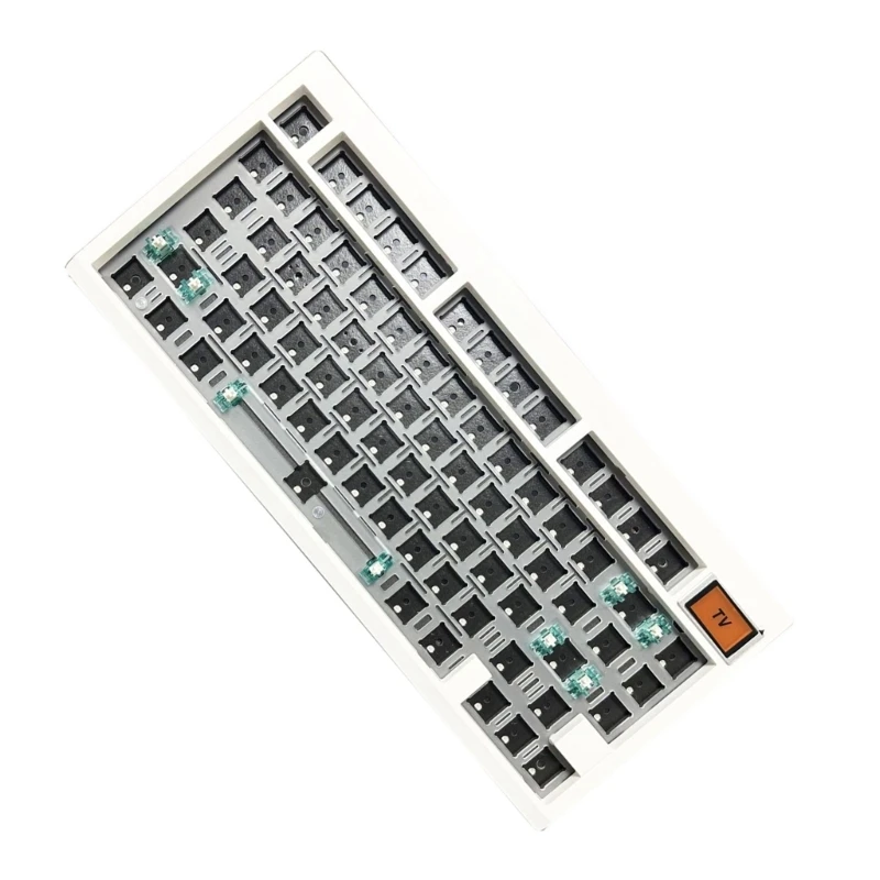 GMK81 Mechanical Keyboard DIY Kit 81Keys 1 knob Support BT5/2.4G/TypeC Convenient Switches Replacement